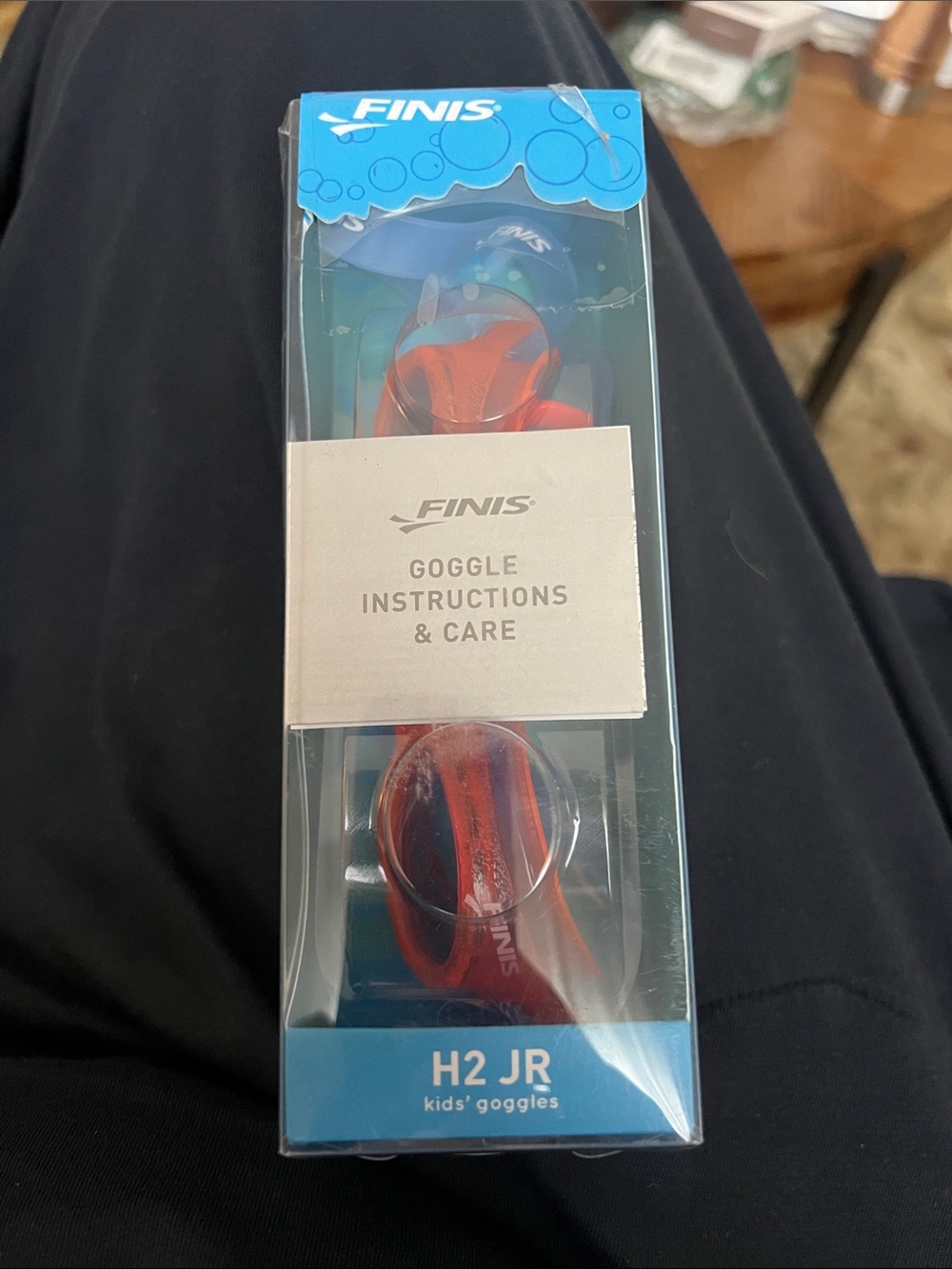 FINIS H2 JR Kids' Swim Goggles in Orange